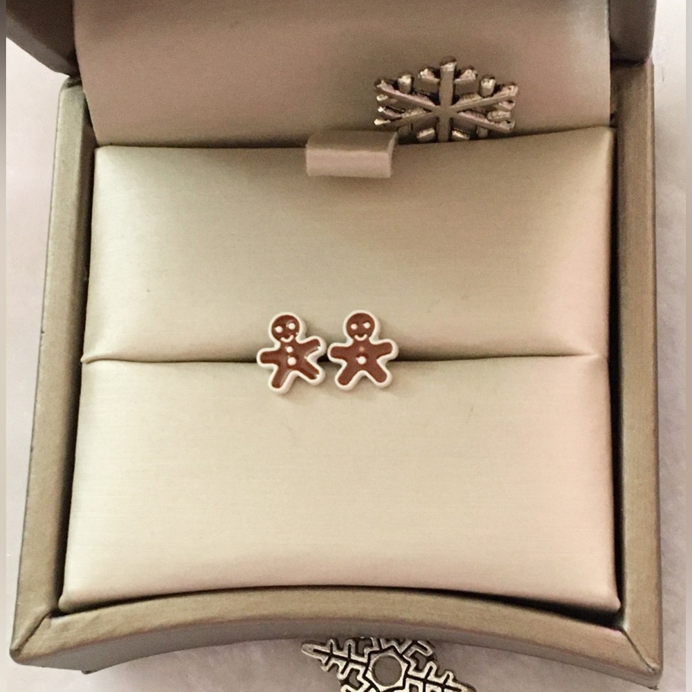 Gingerbread Man Earrings